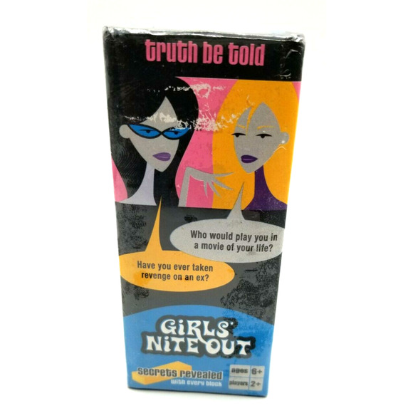 Vintage Game Girls Nite Out: Truth Be Told Secrets Revealed with Every Block NEW - Picture 2 of 12